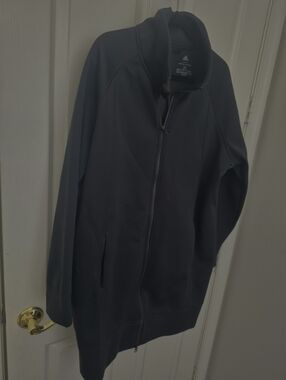 Adidas Womens Zip Black Hood  Jacket 2X